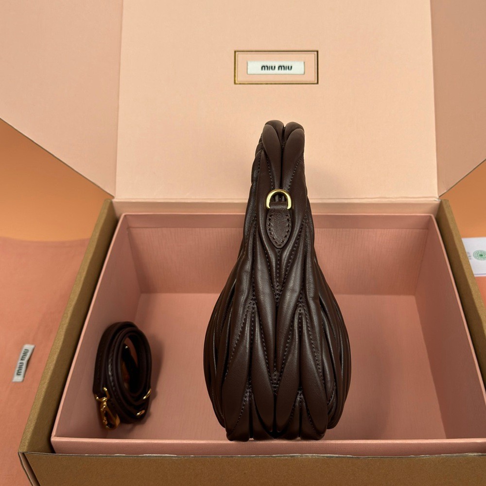 Wander Matelassé半月形Hobo手提包 斜挎包 石南木_2