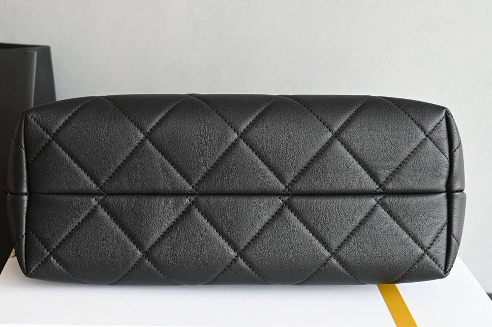 25A Hobo購物袋豎版黑色拼接_4