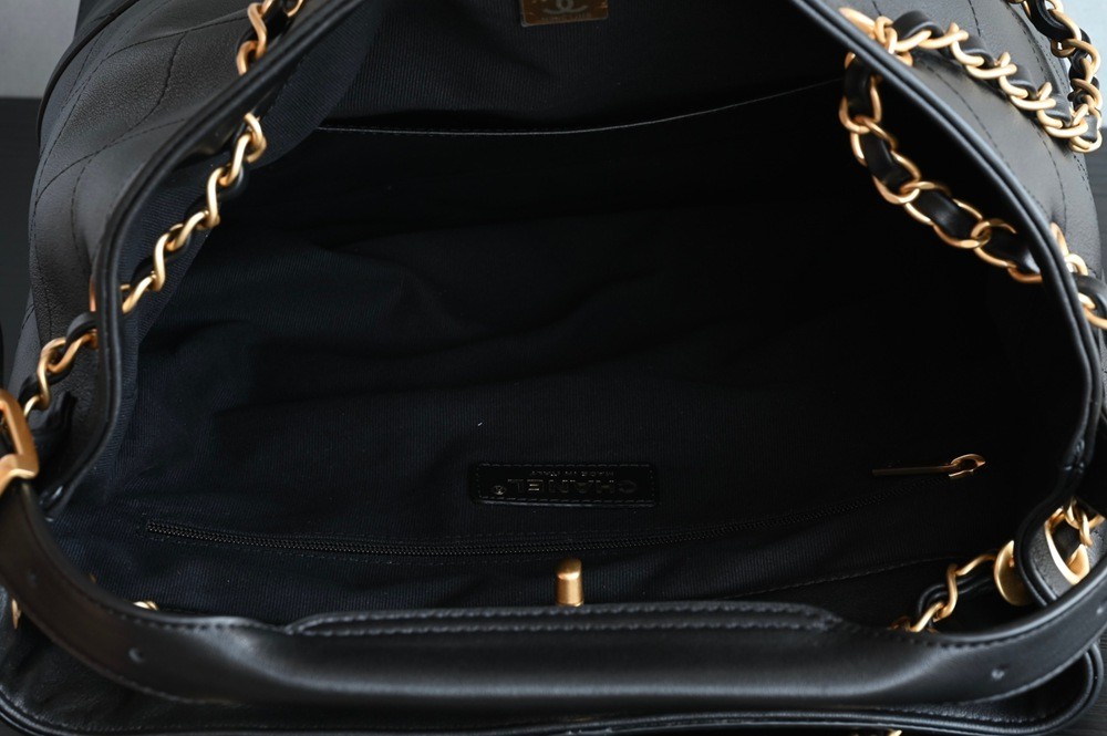 25A Hobo購物袋豎版黑色拼接_6