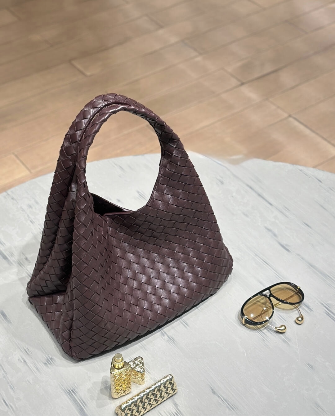 844250 Campana肩背包大號深巴羅紅_14