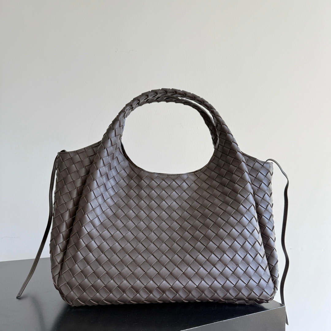 844250 Campana肩背包大號 黑棕色_4