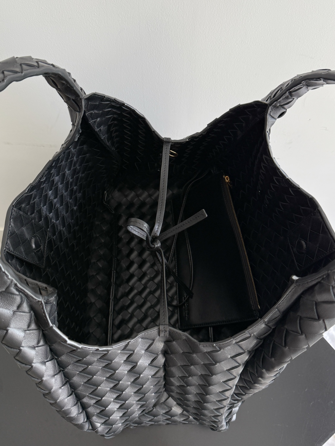 844250 Campana肩背包大號 黑色_7