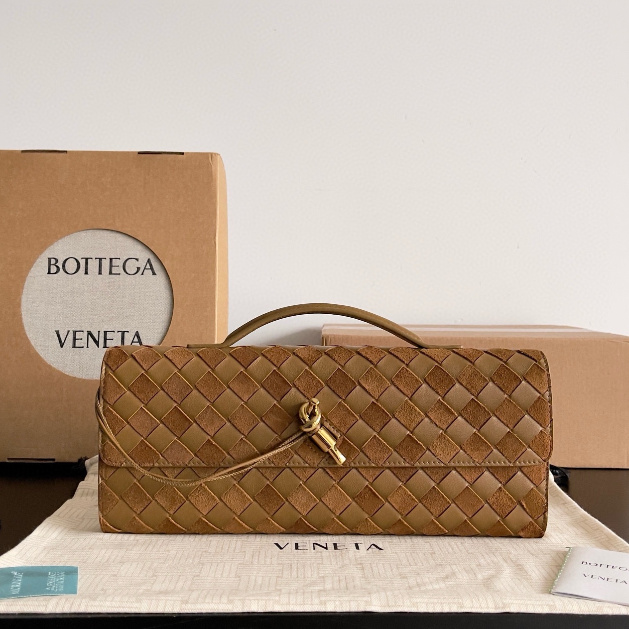 741511手拿晚宴包 麂皮拼色_1