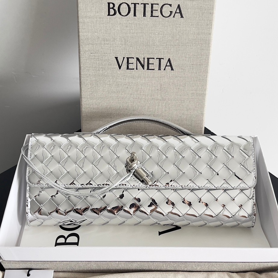 741511手拿晚宴包 銀/銀扣_1