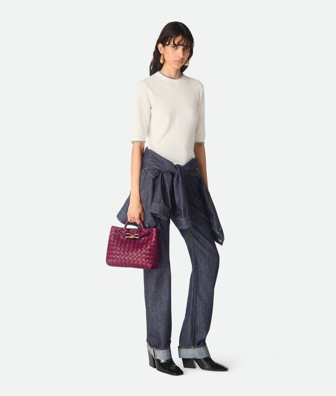 743568 Andiamo蝴蝶結小號 漿果紅色_13