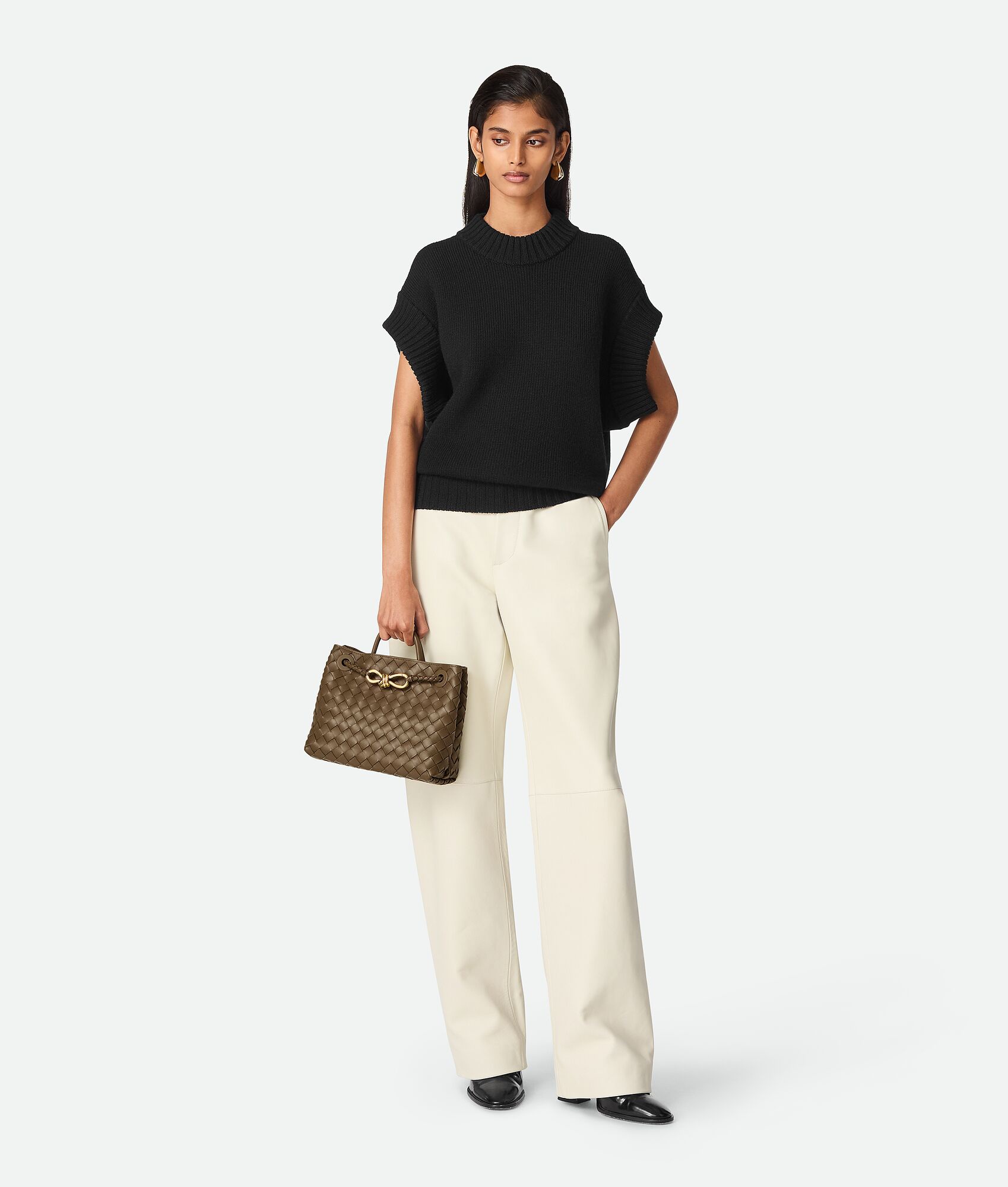 743568 Andiamo蝴蝶結小號 25cm反絨棕褐色_11