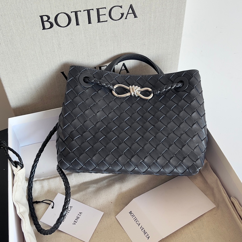 743568 Andiamo蝴蝶結小號 銀扣太空藍色_1