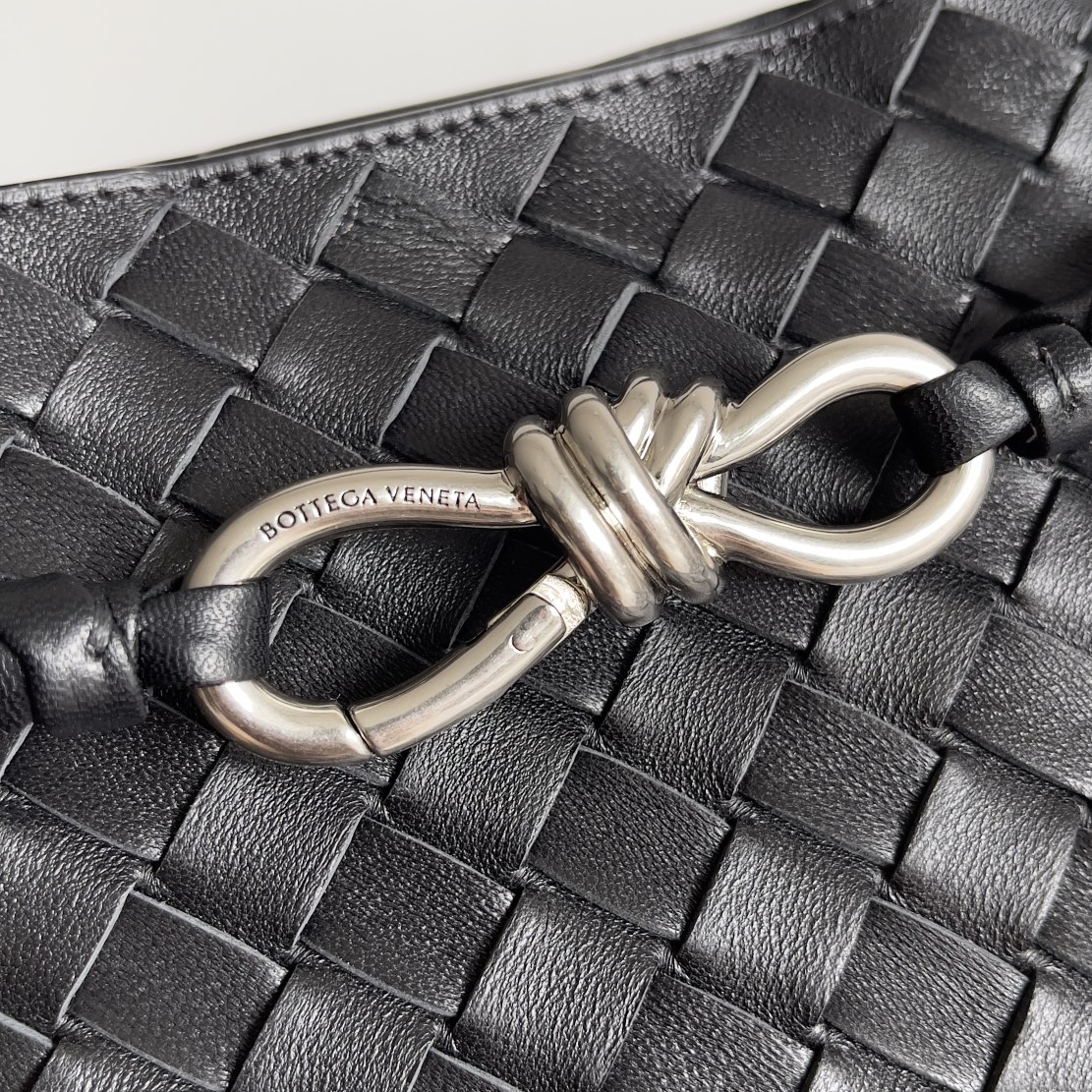 743572 Andiamo蝴蝶結中號 黑色（銀扣）_6