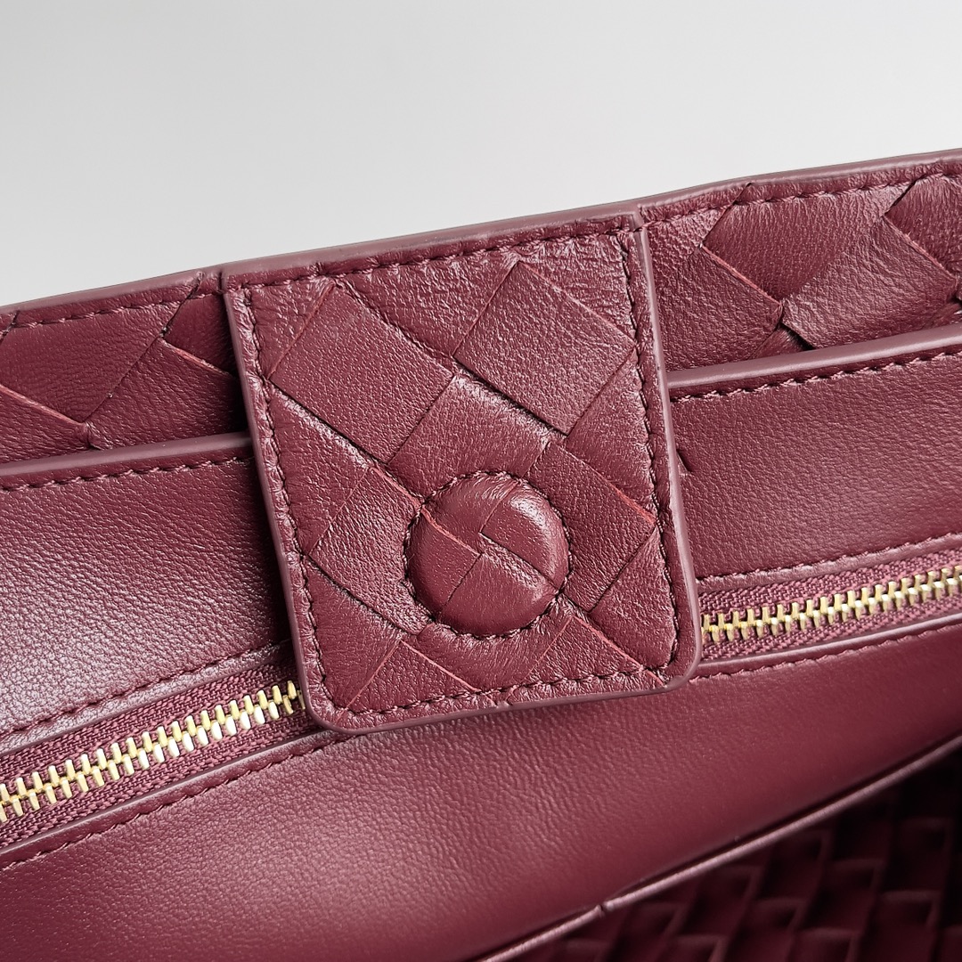 743572 Andiamo蝴蝶結中號 酒紅色_7