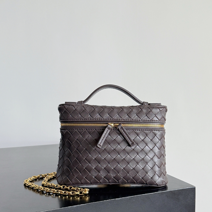 843800 Soft Vanity小號化妝包 黑棕色_2