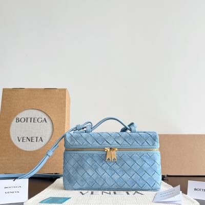 789109化妝包 麂皮淺藍色