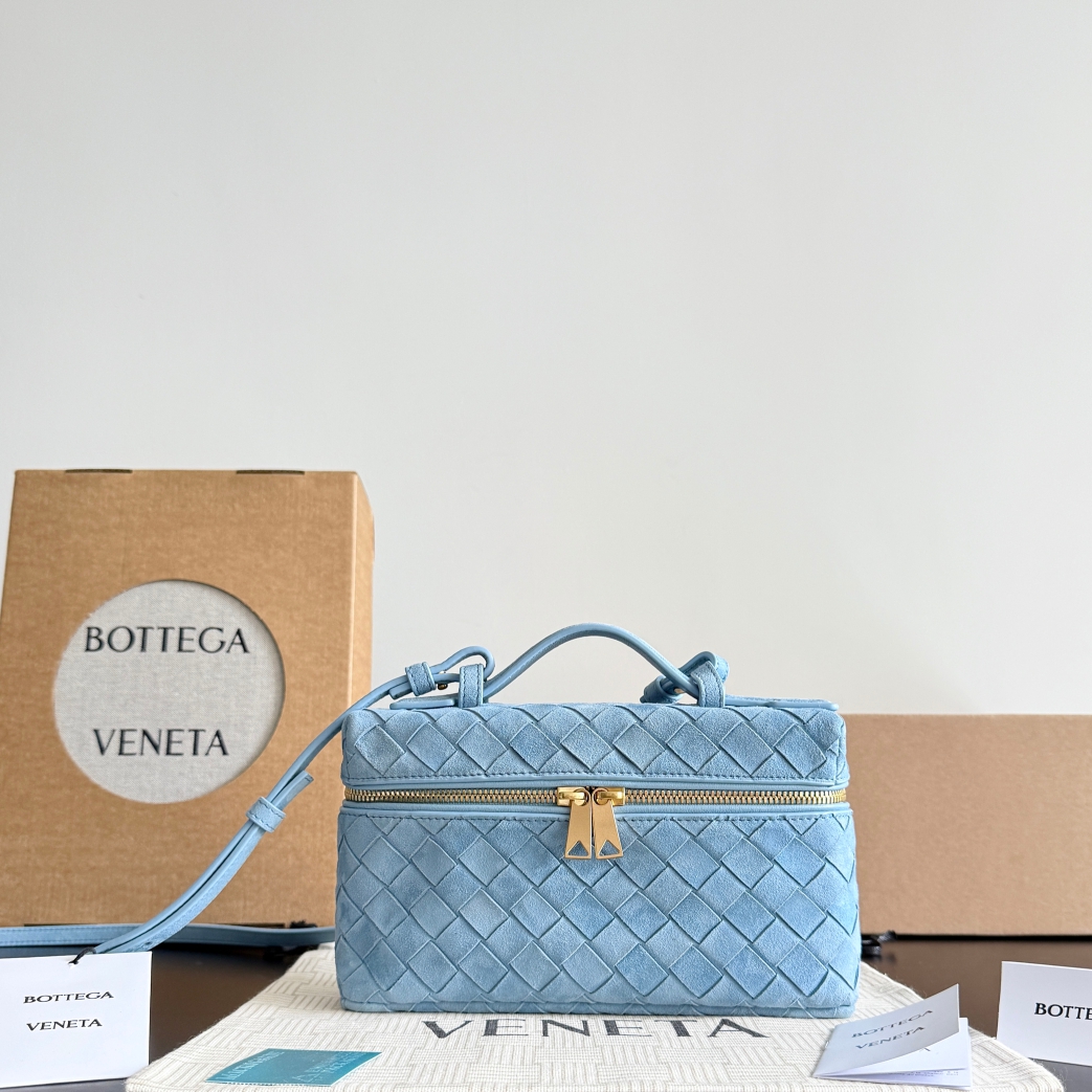 789109化妝包 麂皮淺藍色_1