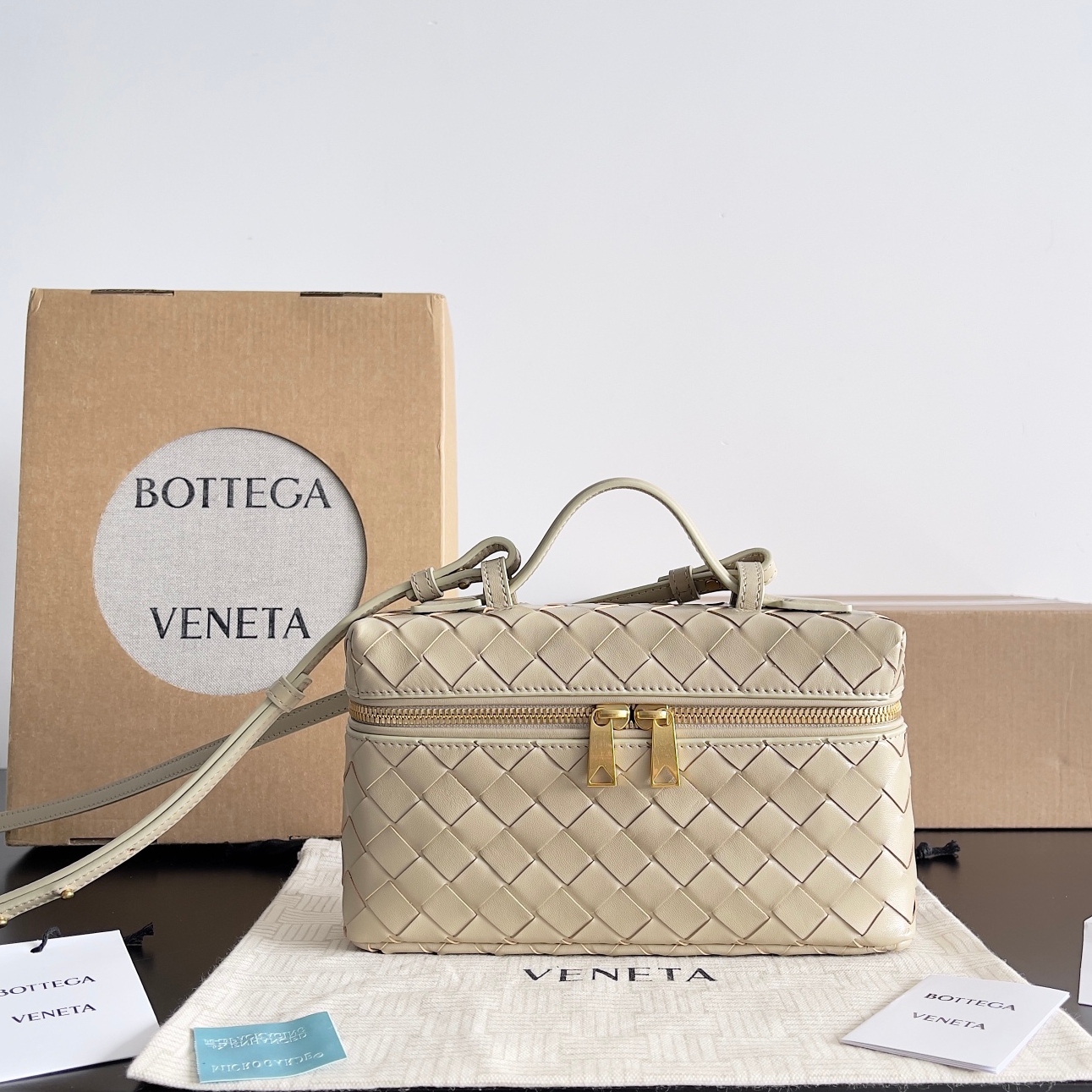 789109化妝包 淡奶油色_1