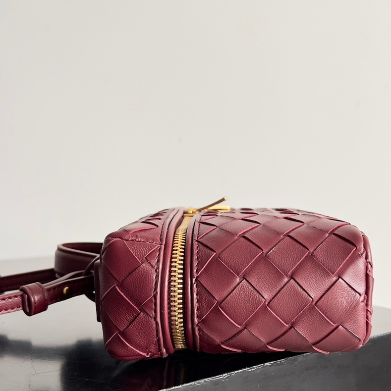 789109化妝包 酒紅色_3