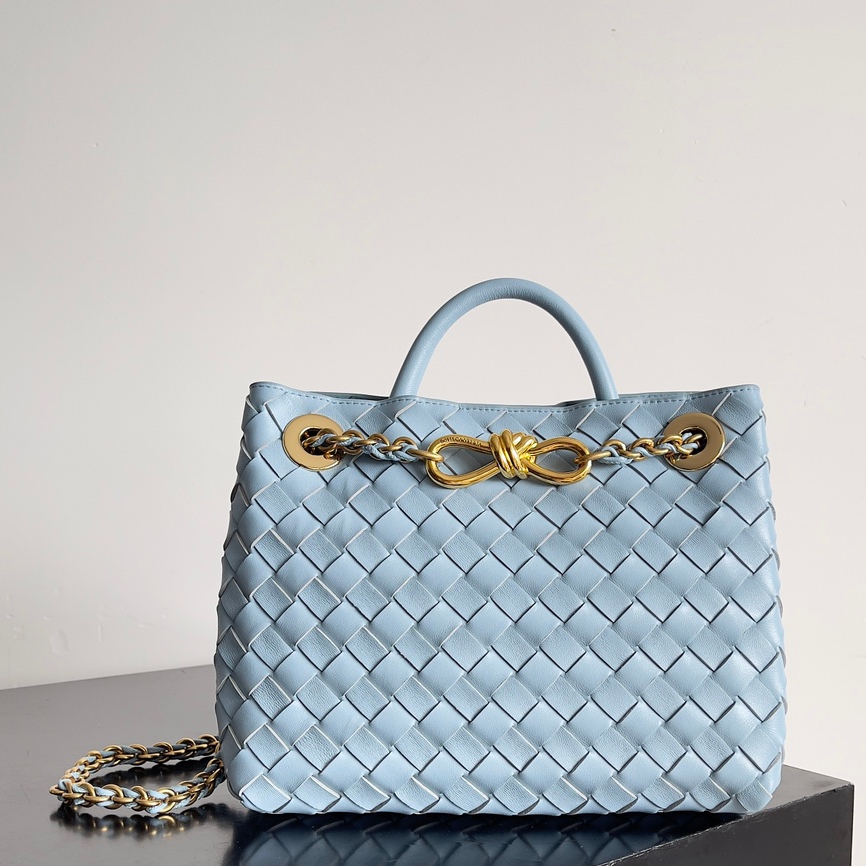 786008小號Andiamo鏈條包 淺藍色_2