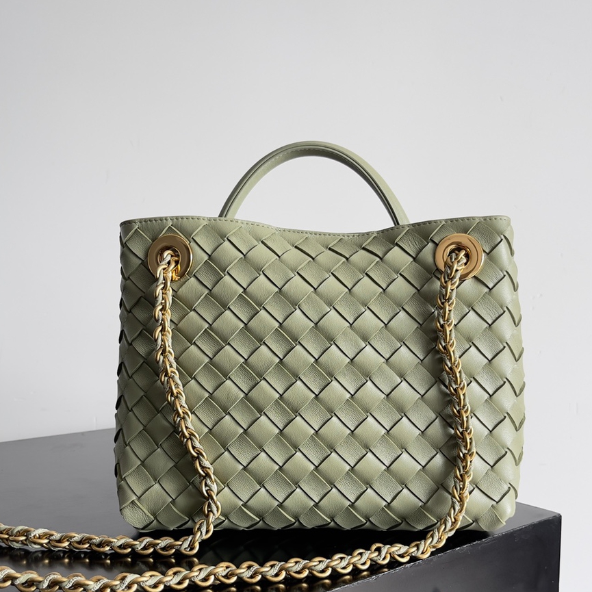 786008小號Andiamo鏈條包 洞石綠_4