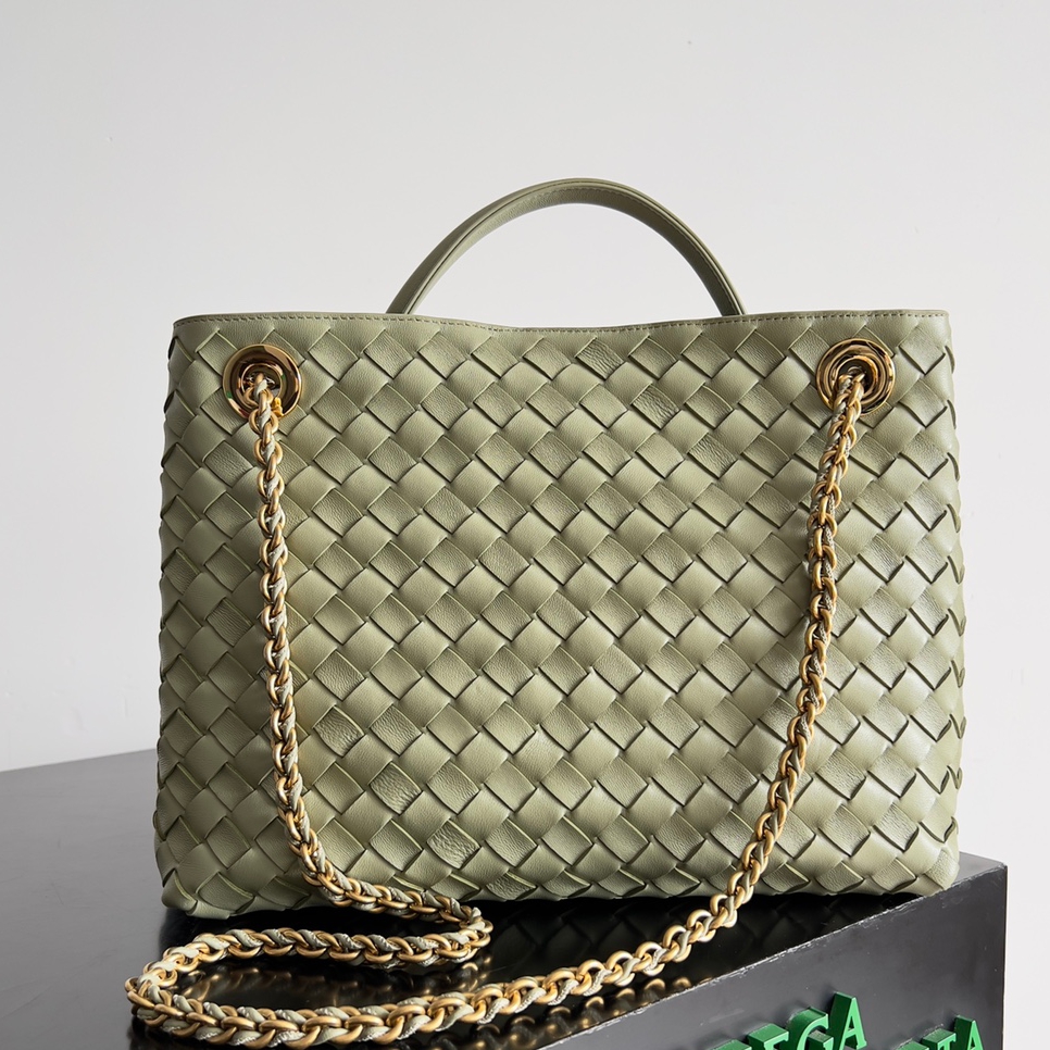 786009 Andiamo鏈條包朵中號 洞石綠_4