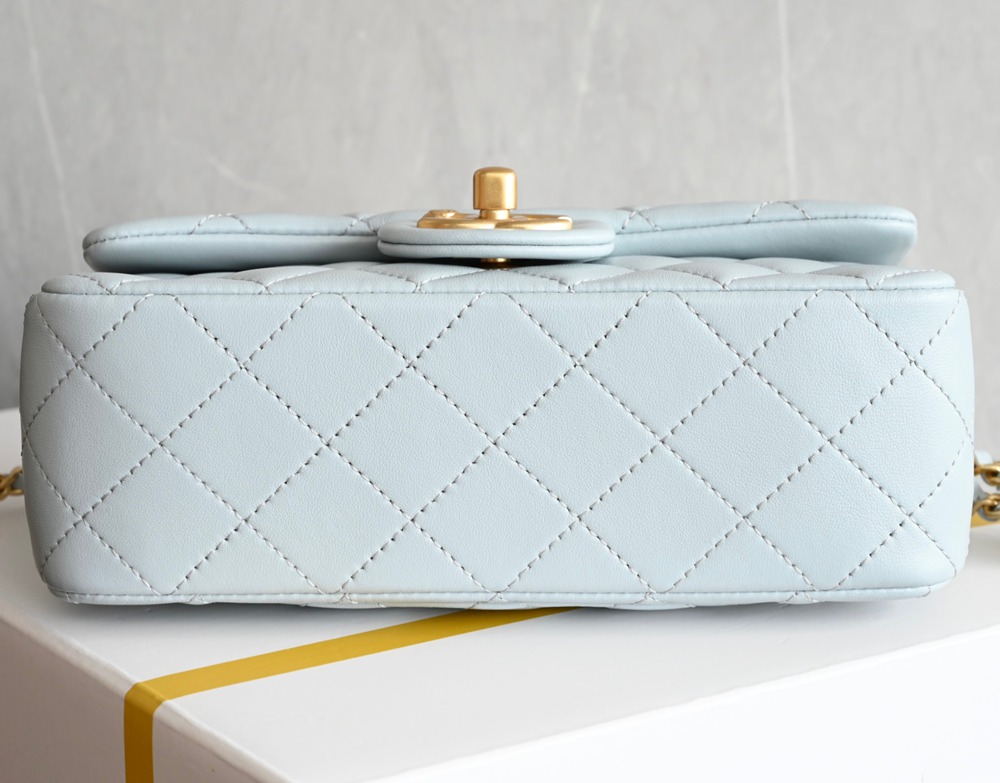 25B 雙C扣口蓋包 大Mini baby藍_3