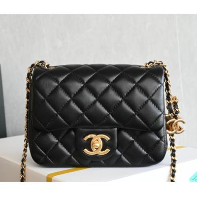 25B 雙C扣口蓋包 Mini 黑色