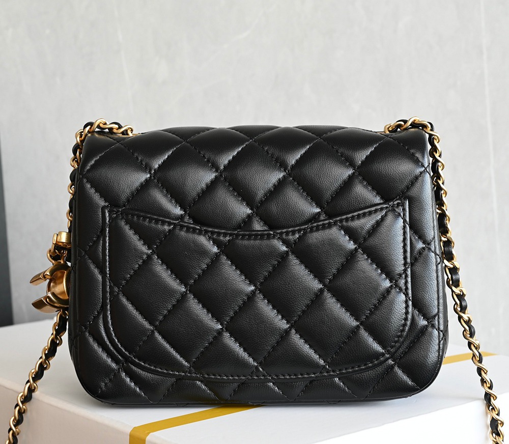 25B 雙C扣口蓋包 Mini 黑色_2