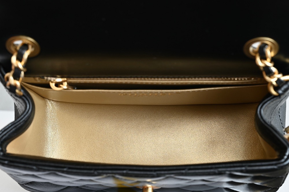 25B 雙C扣口蓋包 Mini 黑色_8