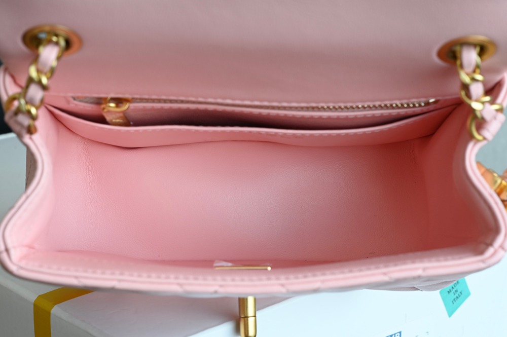 25B雙C扣口蓋包Mini 粉色_8