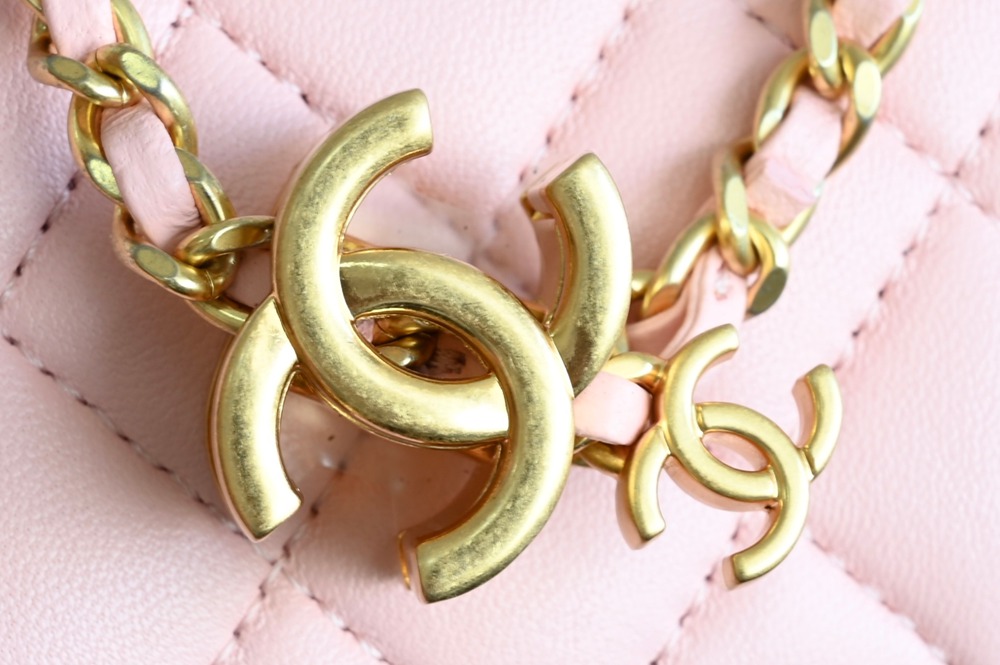 25B雙C扣口蓋包大Mini 粉色_6