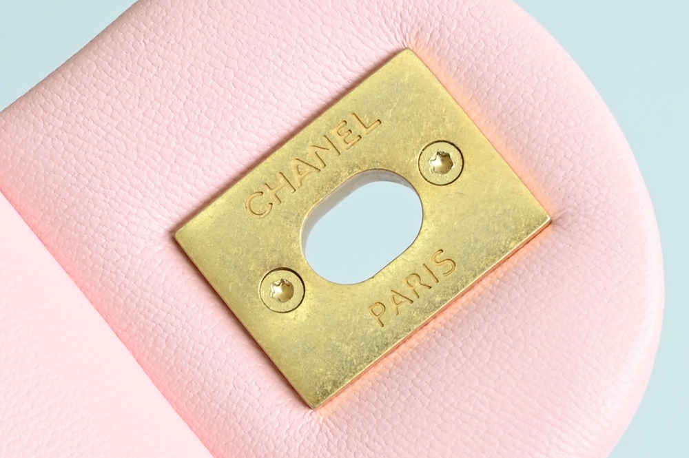 25B雙C扣口蓋包大Mini 粉色_7