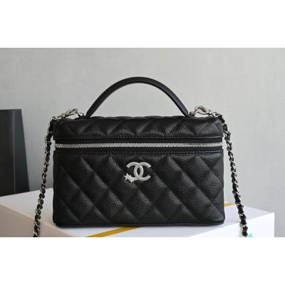 25B 星星浮雕扣LP盒子 黑色飯盒手拿包