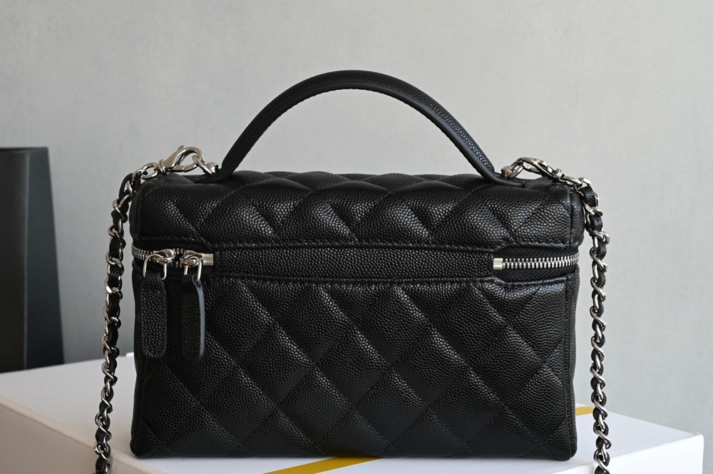 25B 星星浮雕扣LP盒子 黑色飯盒手拿包_2