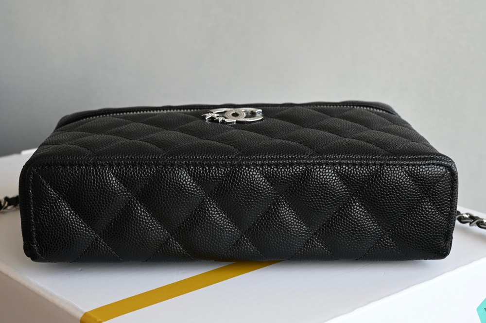 25B 星星浮雕扣LP盒子 黑色飯盒手拿包_3