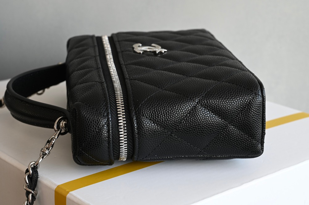 25B 星星浮雕扣LP盒子 黑色飯盒手拿包_4