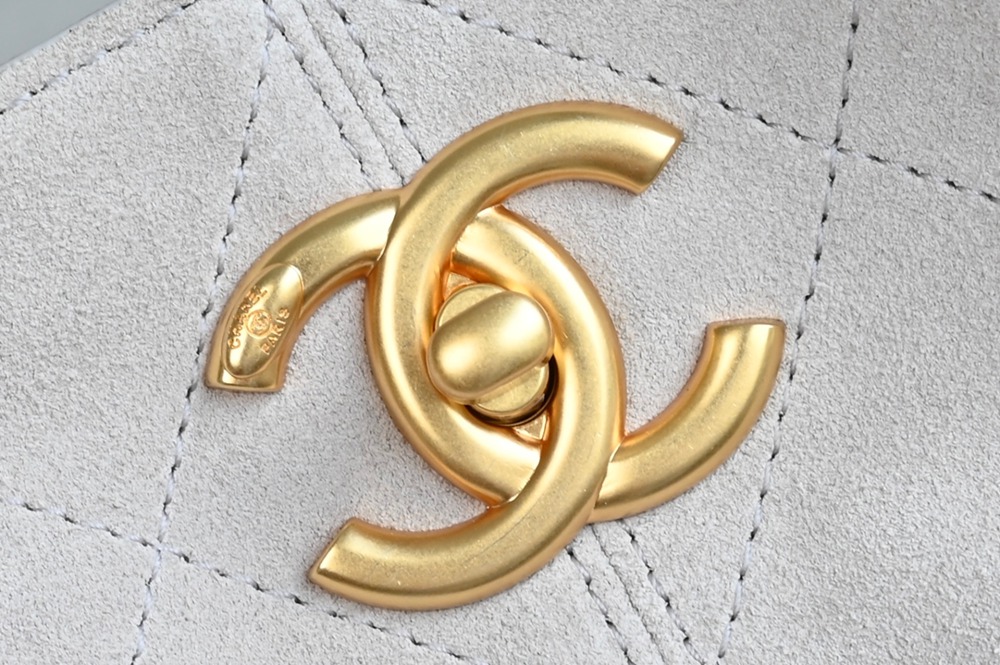 25A 購物袋Hobo 豎版小號 灰拼黑_6