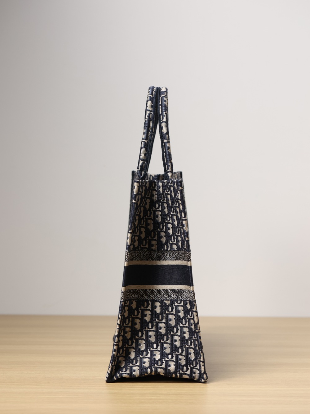 Book Tote 手袋 藍色 Oblique 印花 大號_3