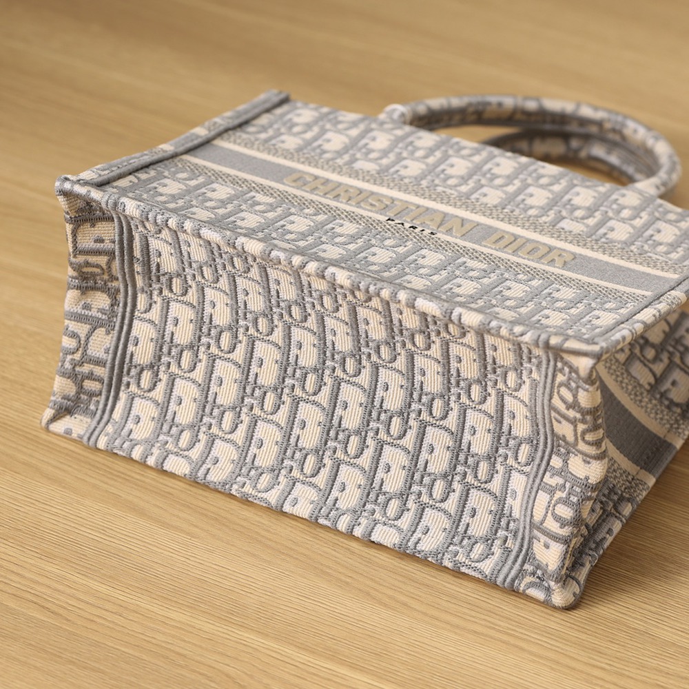 小號 Book Tote 灰色Oblique 印花_3
