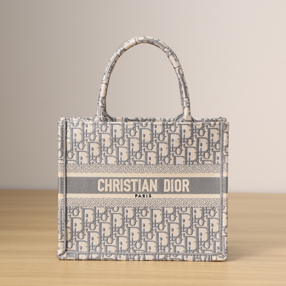 小號 Book Tote 灰色Oblique 印花_4