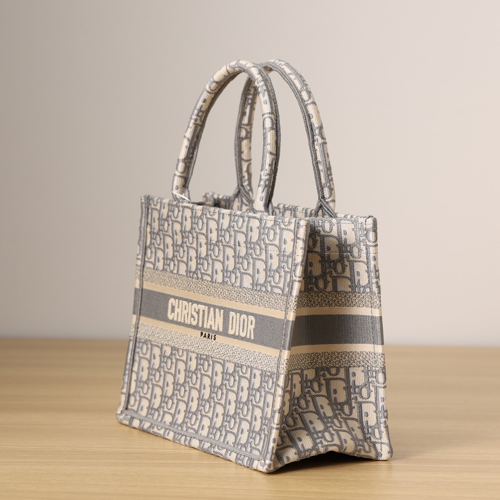 小號 Book Tote 灰色Oblique 印花_5