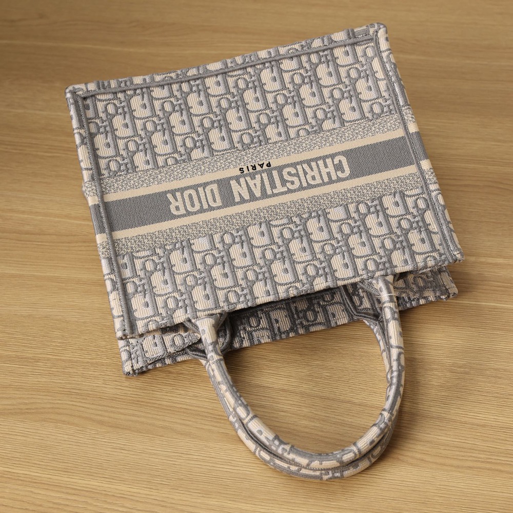 小號 Book Tote 灰色Oblique 印花_7