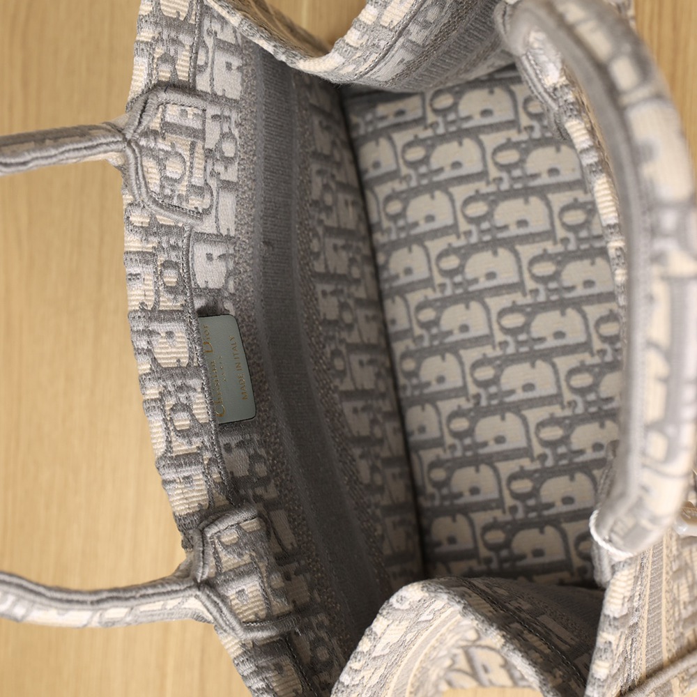 小號 Book Tote 灰色Oblique 印花_8