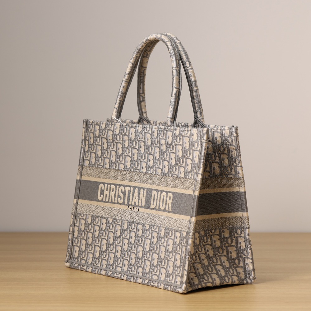 中號 Book Tote 灰色 Oblique 印花 (36.5x28x17.5Cm)_2