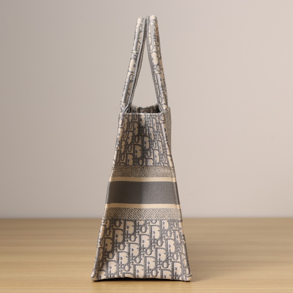 中號 Book Tote 灰色 Oblique 印花 (36.5x28x17.5Cm)_3