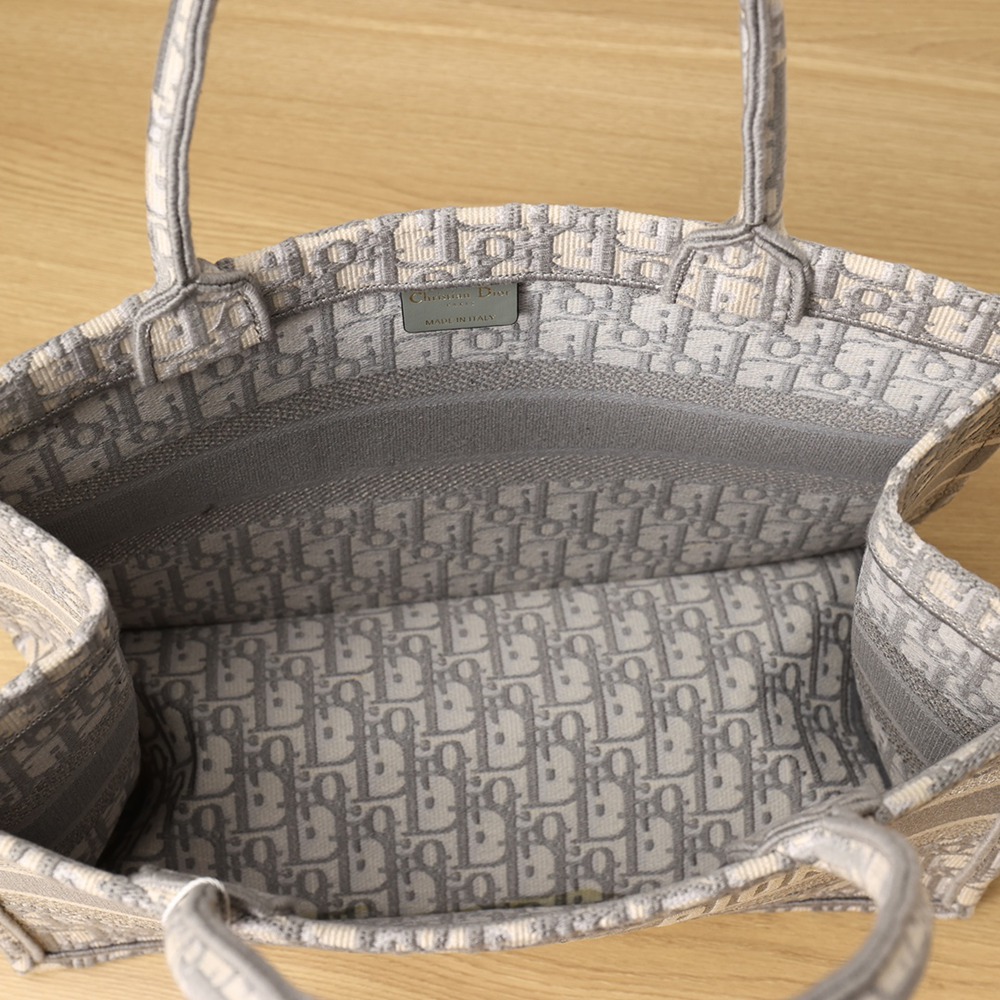 中號 Book Tote 灰色 Oblique 印花 (36.5x28x17.5Cm)_6