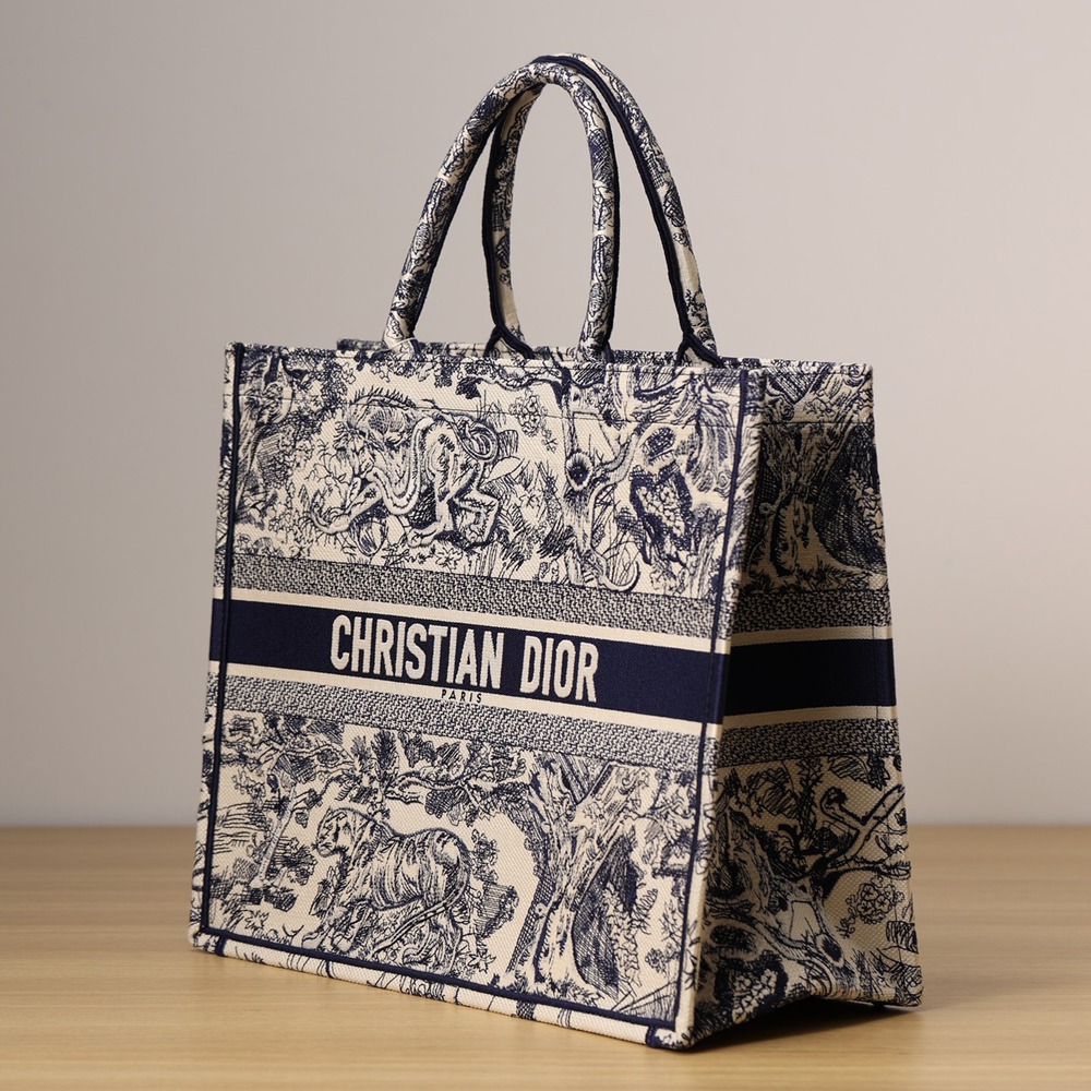 Book Tote 大號藍色動物園_2