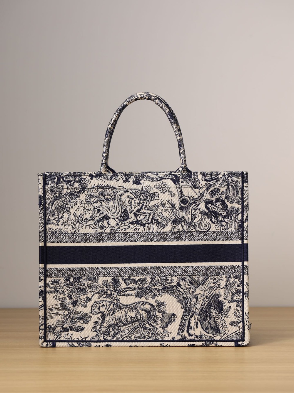 Book Tote 大號藍色動物園_4