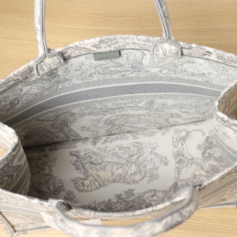 Book Tote 大號灰色老虎動物園_7