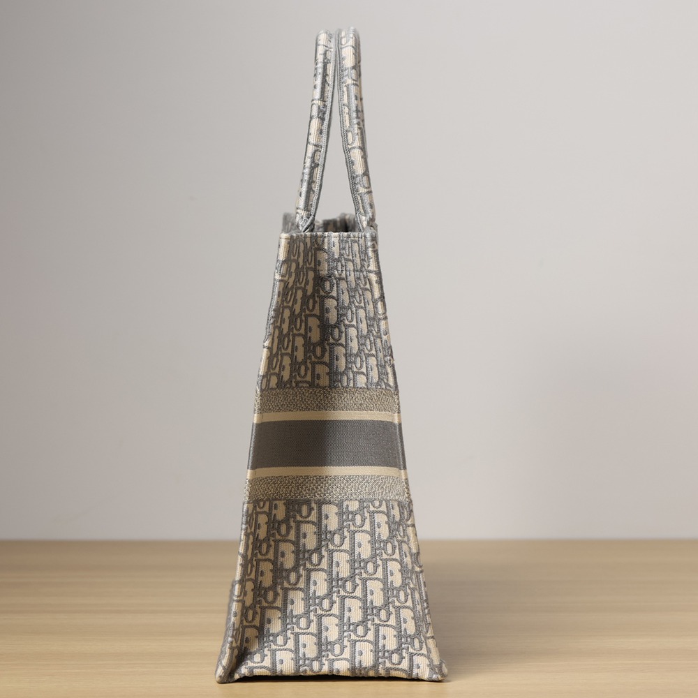 大號 Book Tote 灰色 Oblique 印花_2