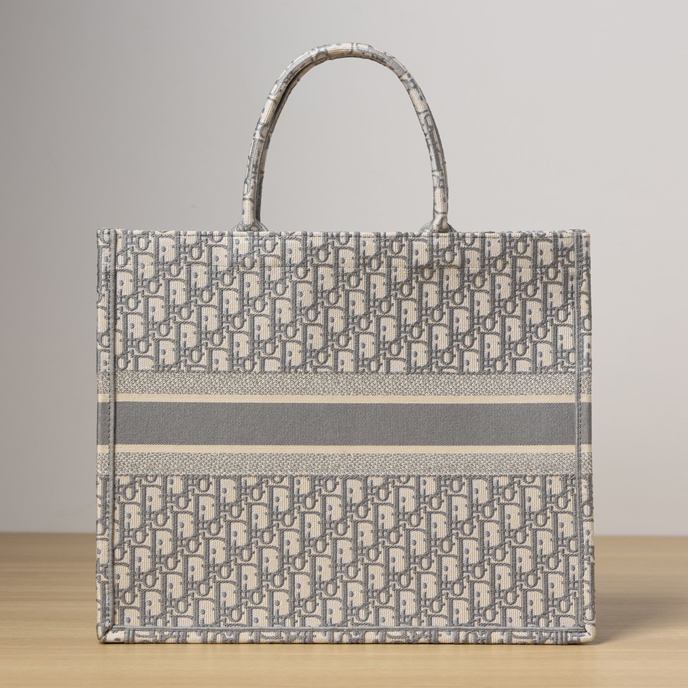 大號 Book Tote 灰色 Oblique 印花_4