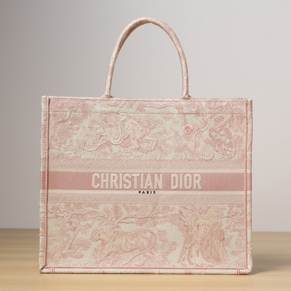 Book Tote 大號粉色老虎_1