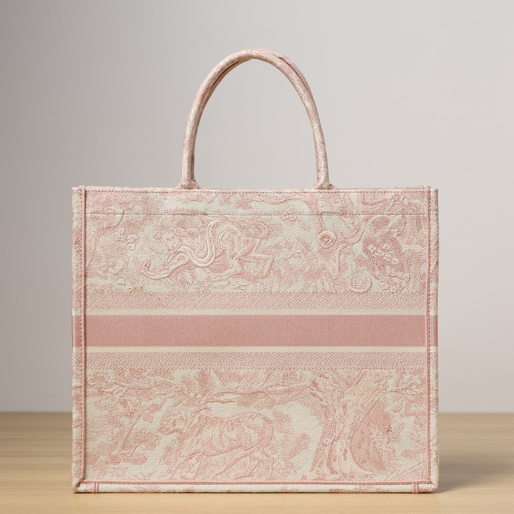Book Tote 大號粉色老虎_5