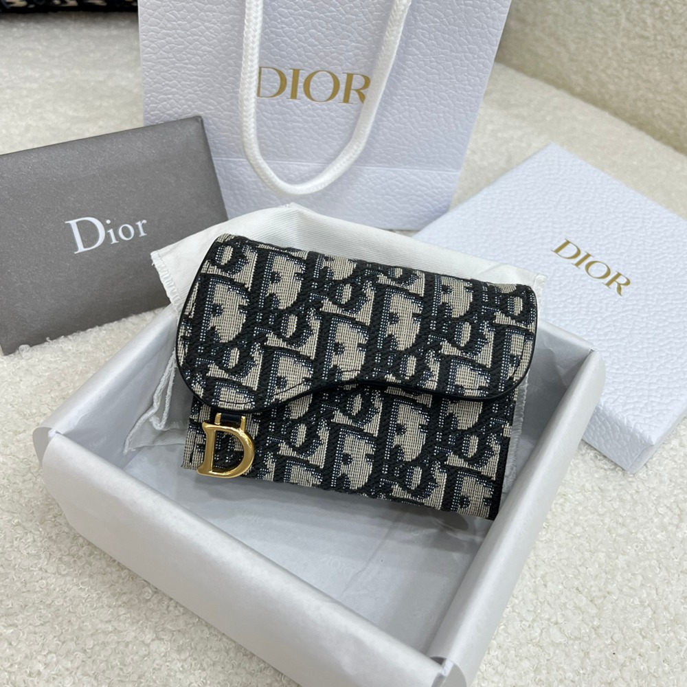 CD 馬鞍5格卡夾 藍D印花_1